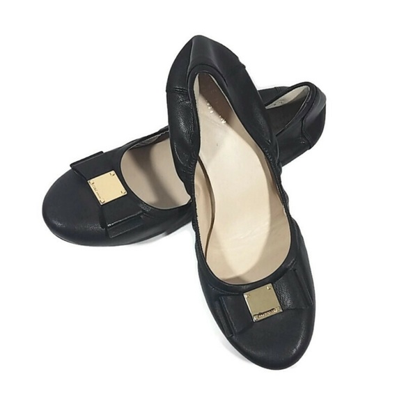 cole haan black flats